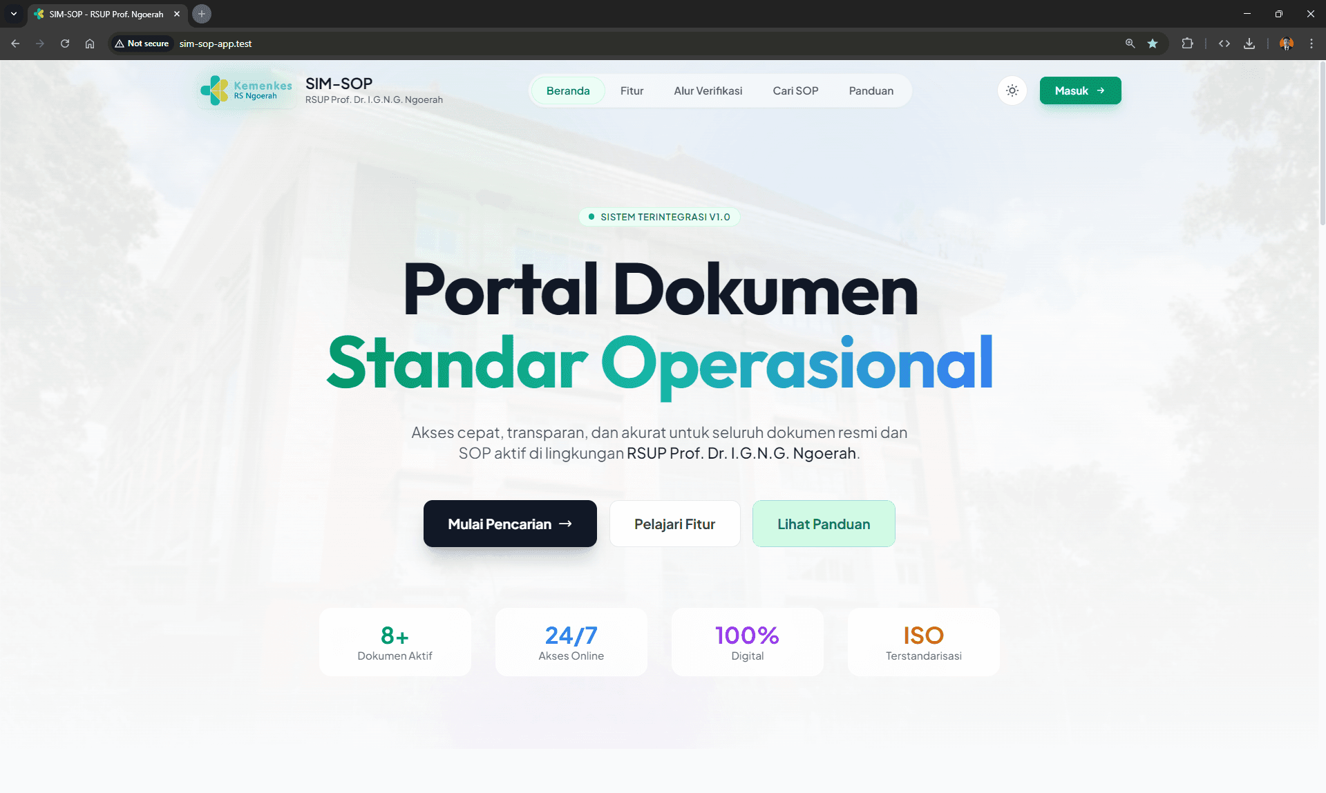 SIM-SOP (Sistem Informasi Manajemen SOP)